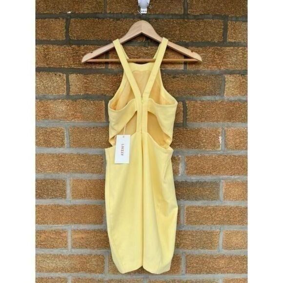 LIKELY Arcadia Bodycon Dress size 0 Yellow - Picture 4 of 9